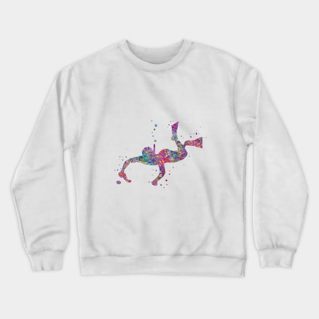 Underwater hockey Crewneck Sweatshirt by RosaliArt